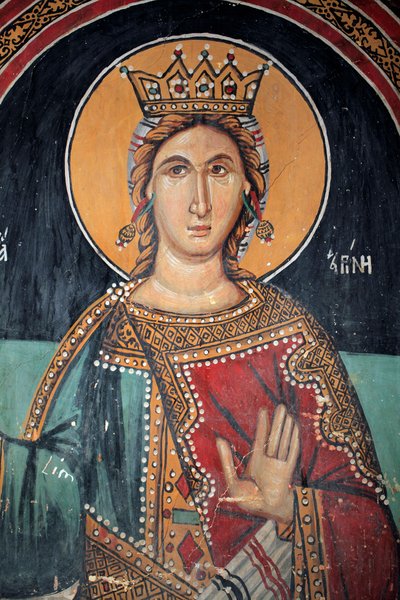 Byzantine Fresco from the 15th Century by Unbekannt Unbekannt